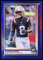 Stefon Diggs 2025 Donruss Optic Blue #161 #018/249 at PristineAuction.com