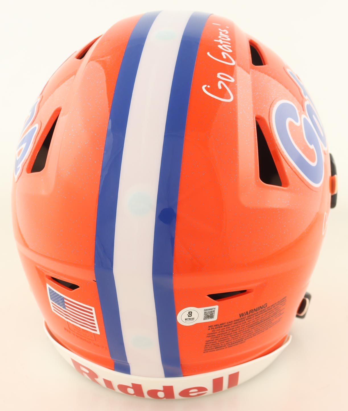 DJ Lagway Signed Florida Gators Full-Size Authentic On-Field Speed-Flex Helmet Inscribed "Go Gators!" & "Chomp Chomp" (Beckett) at PristineAuction.com DJ Lagway Signed Florida Gators Full-Size Authentic On-Field Speed-Flex Helmet Inscribed "Go Gators!" & "Chomp Chomp" (Beckett) at PristineAuction.com