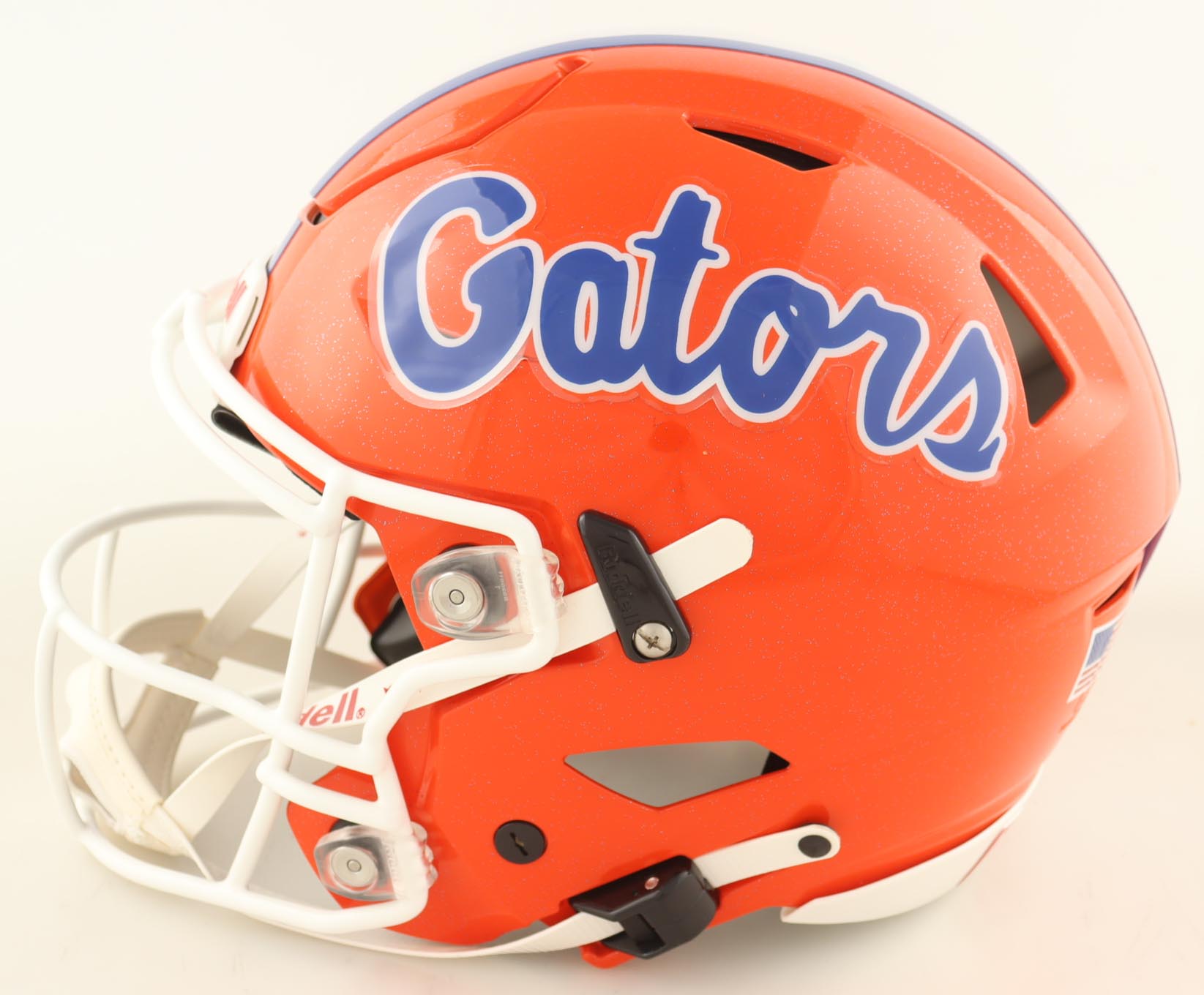 DJ Lagway Signed Florida Gators Full-Size Authentic On-Field Speed-Flex Helmet Inscribed "Go Gators!" & "Chomp Chomp" (Beckett) at PristineAuction.com DJ Lagway Signed Florida Gators Full-Size Authentic On-Field Speed-Flex Helmet Inscribed "Go Gators!" & "Chomp Chomp" (Beckett) at PristineAuction.com