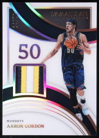 Aaron Gordon 2021-22 Panini Immaculate Collection Patches Jersey Number #PJN-AGD #14/50 at PristineAuction.com