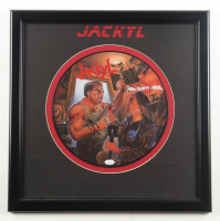 Custom Framed "Push Comes To Shove" Vinyl Record Display Signed by (4) Jesse James Dupree, Jeff Worley, Chris Worley, & Roman Glick (JSA) at PristineAuction.com