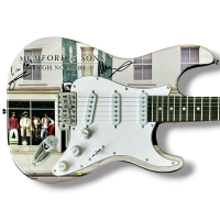 Marcus Mumford and Ted Dwane Signed "Mumford & Sons: Sigh No More" Stratocaster Guitar (JSA) at PristineAuction.com