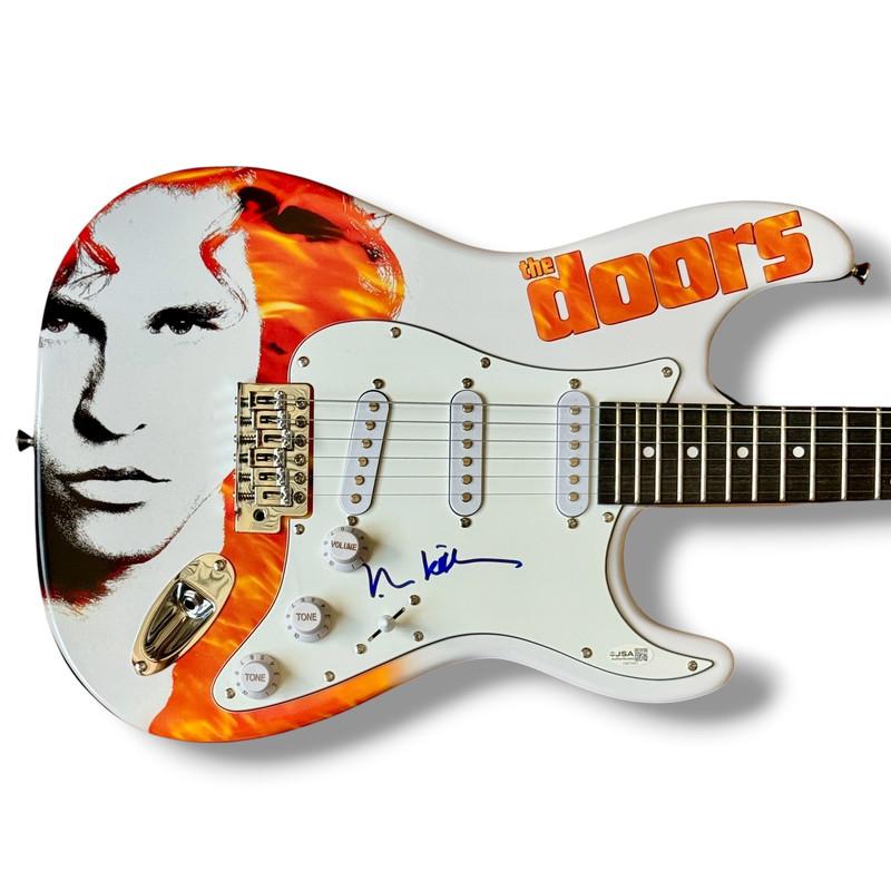 Val Kilmer Signed "The Doors" Custom Stratocaster Guitar (JSA) at PristineAuction.com Val Kilmer Signed "The Doors" Custom Stratocaster Guitar (JSA) at PristineAuction.com