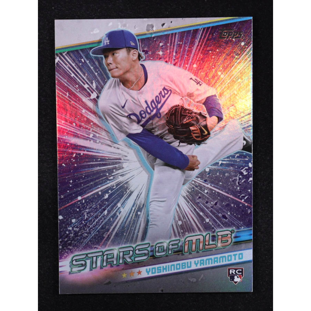 Yoshinobu Yamamoto 2024 Topps Stars of MLB #SMLB57 RC at PristineAuction.com