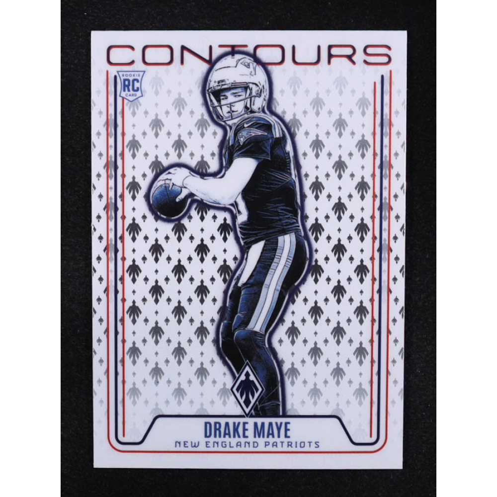 Drake Maye 2024 Panini Phoenix Contours #12 RC at PristineAuction.com