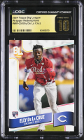 Elly De La Cruz 2024 Topps Big League Wrapper Redemptions #WR-25 (CGC PRISTINE 10 | Black Label) at PristineAuction.com
