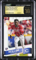 Elly De La Cruz 2024 Topps Big League Wrapper Redemptions #WR-25 (CGC PRISTINE 10 | Black Label) at PristineAuction.com