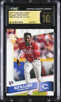 Elly De La Cruz 2024 Topps Big League Wrapper Redemptions #WR-25 (CGC PRISTINE 10 | Black Label) at PristineAuction.com