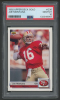 Joe Montana 1992 Upper Deck Gold #G36 (PSA 10) at PristineAuction.com
