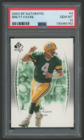 Brett Favre 2003 SP Authentic #4 (PSA 10) at PristineAuction.com