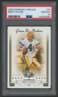 Brett Favre 2006 Donruss Threads #43 (PSA 10) at PristineAuction.com