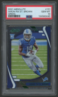 Amon-Ra St. Brown 2021 Absolute Green #131 (PSA 10) at PristineAuction.com