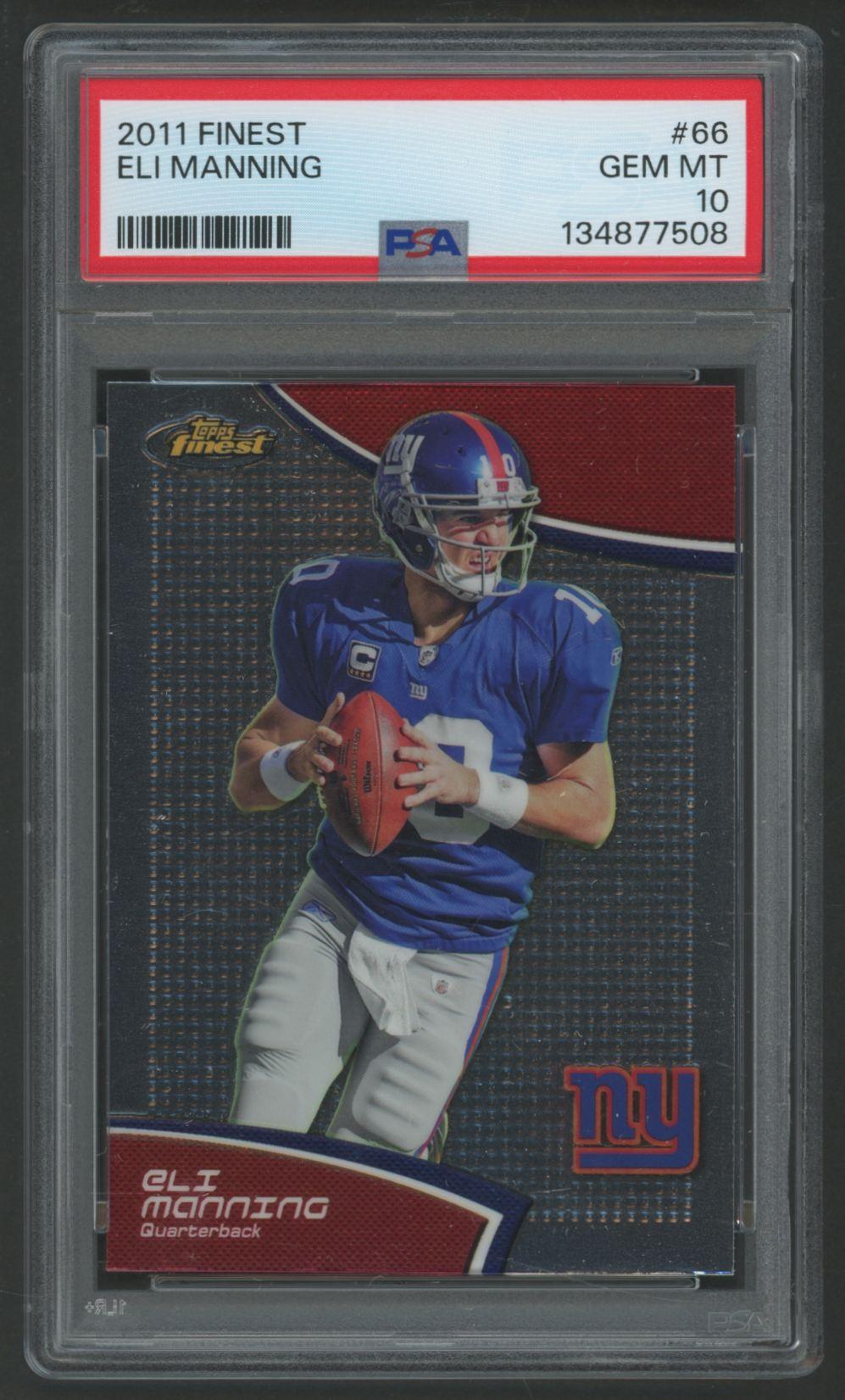 Eli Manning 2011 Finest #66 (PSA 10) at PristineAuction.com Eli Manning 2011 Finest #66 (PSA 10) at PristineAuction.com