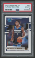 Anthony Edwards 2020 Donruss RR #201 RC (PSA 10) at PristineAuction.com