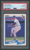 Nolan Ryan 1990 Fleer #313 (PSA 10) at PristineAuction.com