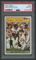 Walter Payton 1981 Topps #202 SA (PSA 8) at PristineAuction.com