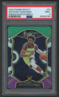 Anthony Edwards 2020-21 Select Prizms Green White Purple #61 RC (PSA 9) at PristineAuction.com
