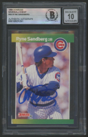 Ryne Sandberg Signed 1989 Donruss Baseball's Best #26 (BGS | Auto 10) at PristineAuction.com
