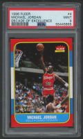 Michael Jordan 1996-97 Fleer Decade of Excellence #4 (PSA 9) at PristineAuction.com
