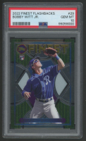 Bobby Witt Jr. 2022 Finest Flashbacks #29 RC (PSA 10) at PristineAuction.com