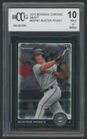 Buster Posey 2010 Bowman Chrome Draft #BDP61 (BCCG 10) at PristineAuction.com