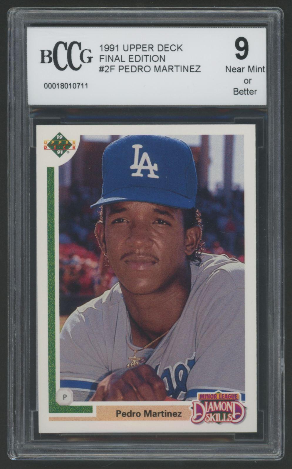 Pedro Martinez 1991 Upper Deck Final Edition #2F (BCCG 9) at PristineAuction.com Pedro Martinez 1991 Upper Deck Final Edition #2F (BCCG 9) at PristineAuction.com