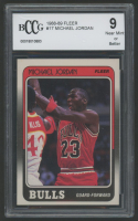 Michael Jordan 1988-89 Fleer #17 (BCCG 9) at PristineAuction.com
