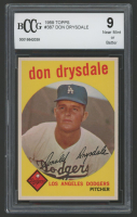 Don Drysdale 1959 Topps #387 (BCCG 9) at PristineAuction.com