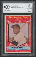 Willie Mays 1959 Topps #563 AS (BCCG 8) at PristineAuction.com