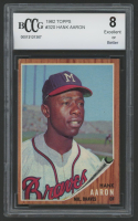 Hank Aaron 1962 Topps #320 (BCCG 8) at PristineAuction.com