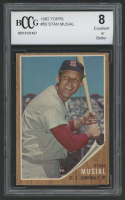 Stan Musial 1962 Topps #50 (BCCG 8) at PristineAuction.com