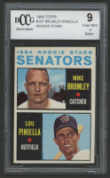 Lou Piniella / Mike Brumley 1964 Topps #167 Rookie Stars RC (BCCG 9) at PristineAuction.com
