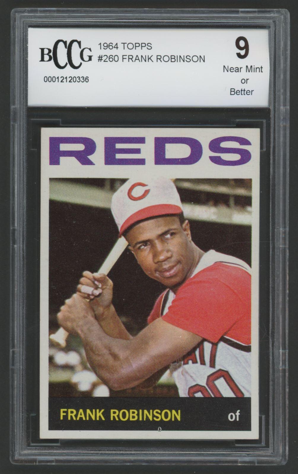 Frank Robinson 1964 Topps #260 (BCCG 9) at PristineAuction.com Frank Robinson 1964 Topps #260 (BCCG 9) at PristineAuction.com