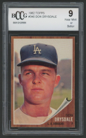 Don Drysdale 1962 Topps #340 (BCCG 9) at PristineAuction.com