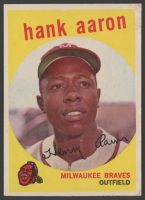 Hank Aaron 1959 Topps #380 at PristineAuction.com