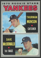 Thurman Munson RC / Dave McDonald RC 1970 Topps Rookie Stars #189 at PristineAuction.com