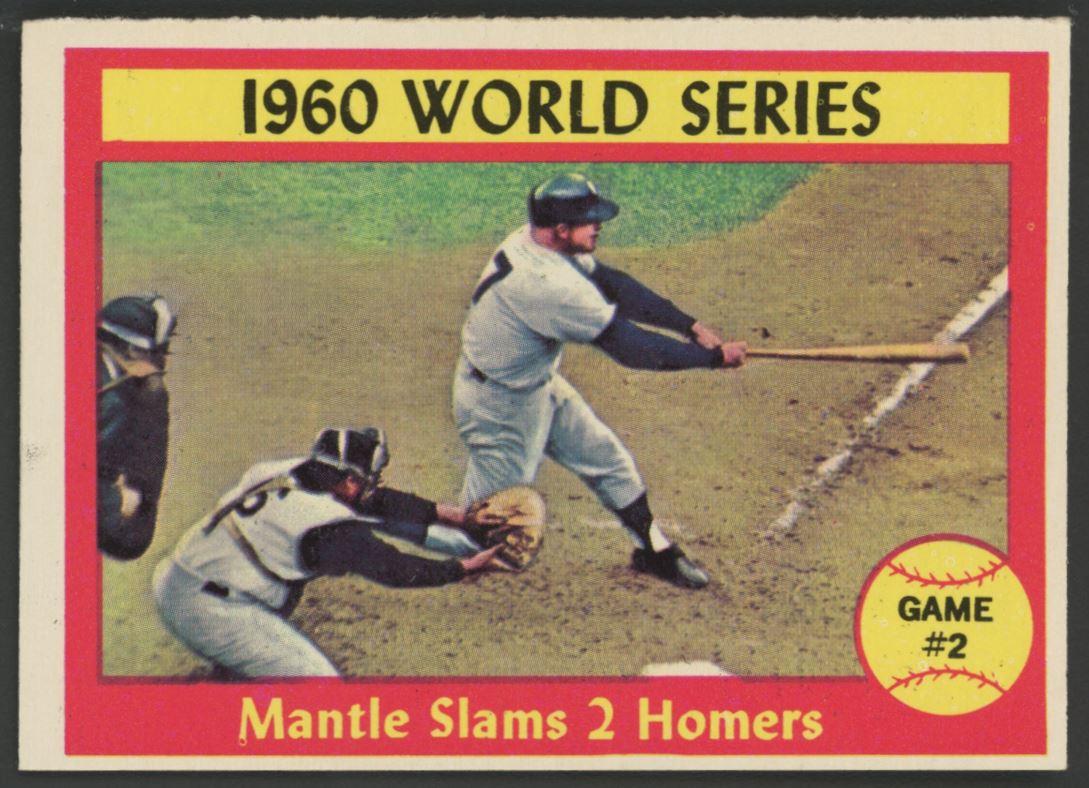 Mickey Mantle 1961 Topps #307 World Series Game 2 at PristineAuction.com Mickey Mantle 1961 Topps #307 World Series Game 2 at PristineAuction.com