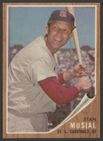 Stan Musial 1962 Topps #50 at PristineAuction.com