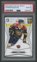 Connor McDavid 2015-16 Leaf In the Game CHL Draft #1 RC (PSA 10) at PristineAuction.com