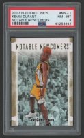 Kevin Durant 2007-08 Fleer Hot Prospects Notable Newcomers #NN-1 RC (PSA 8) at PristineAuction.com