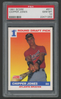 Chipper Jones 1991 Score #671 RC (PSA 10) at PristineAuction.com