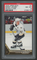 Sidney Crosby 2005-06 UD Rookie Class #1 RC (PSA 8) at PristineAuction.com