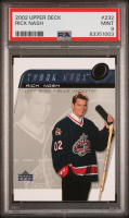 Rick Nash 2002 Upper Deck #232 YG RC (PSA 9) at PristineAuction.com