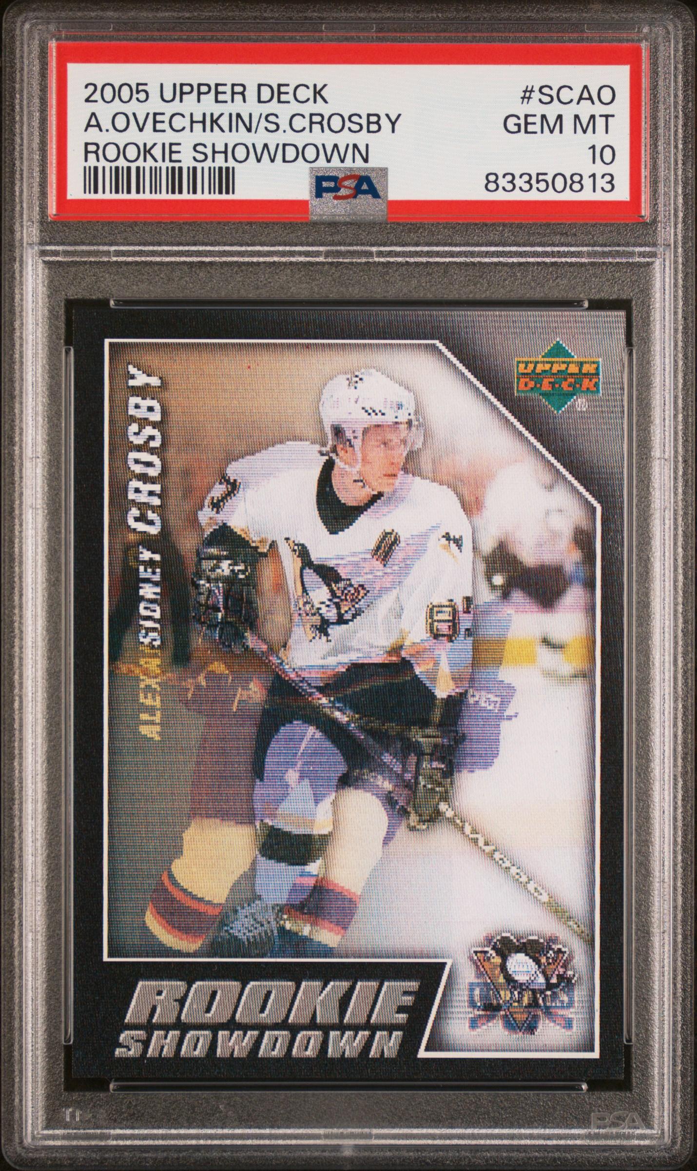 Sidney Crosby / Alexander Ovechkin 2005 Upper Deck Rookie Showdown #RSSCAO (PSA 10) at PristineAuction.com Sidney Crosby / Alexander Ovechkin 2005 Upper Deck Rookie Showdown #RSSCAO (PSA 10) at PristineAuction.com
