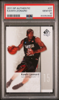 Kawhi Leonard 2011 SP Authentic #27 (PSA 10) at PristineAuction.com