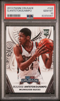 Giannis Antetokounmpo 2013-14 Panini Crusade #122 RC (PSA 10) at PristineAuction.com