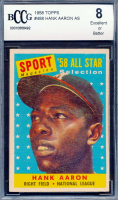 Hank Aaron 1958 Topps #488 AS (BCCG 8) at PristineAuction.com