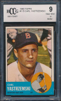 Carl Yastrzemski 1963 Topps #115 (BCCG 9) at PristineAuction.com