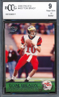 Tom Brady 2000 Pacific #403 RC (BCCG 9) at PristineAuction.com