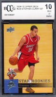 Stephen Curry 2009-10 Upper Deck SP #234 RC (BCCG 10) at PristineAuction.com